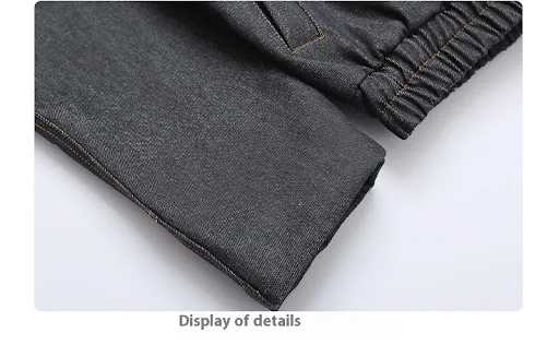 Title 3, Jaqueta masculina folgada de jeans deconstruído...