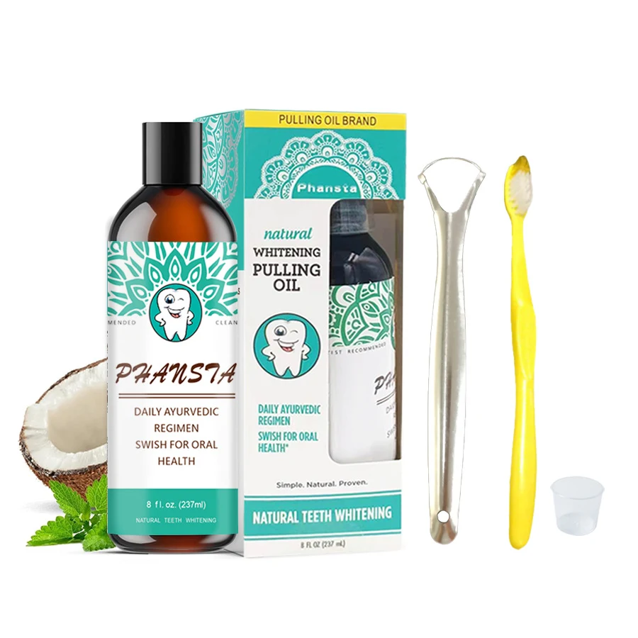 Title 5, Olio di cocco collutorio, deodorante e sbiancan...