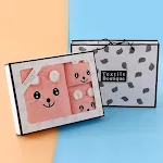 Gift Box Bear Head Pink