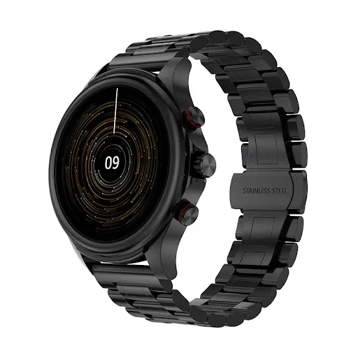 Title 3, Smartwatch com Tela Redonda Monitoramento de Fr...
