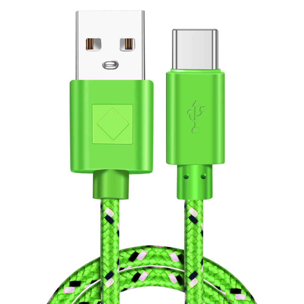 Title 4, Cabo de dados USB Tipo C trançado de nylon para...