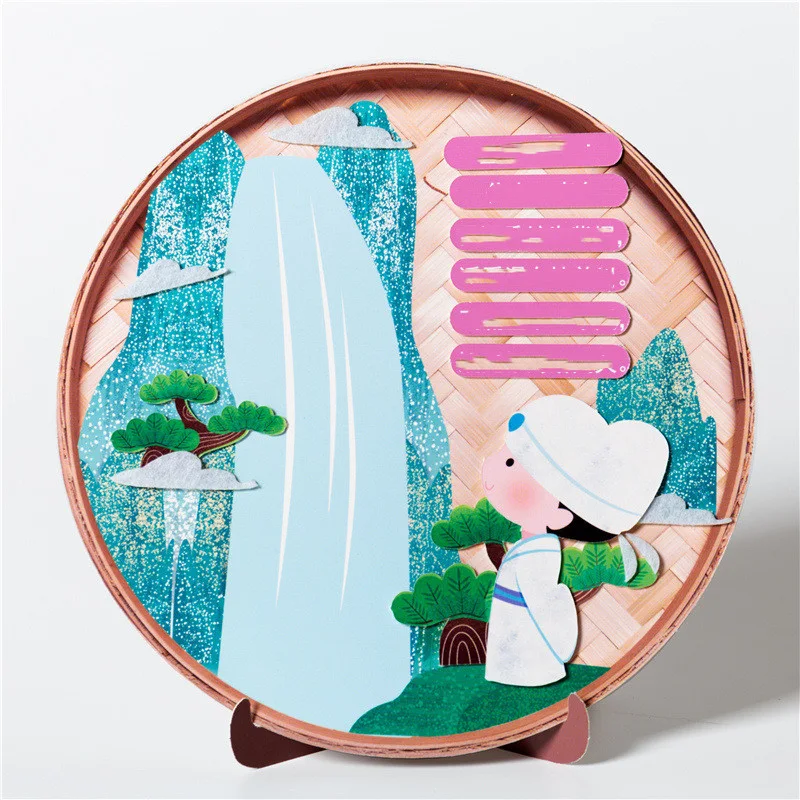 Kindergarten DIY Handmade Creative Paste Production Material Package. Encourages artistic expression, fine motor skills, — photo 5