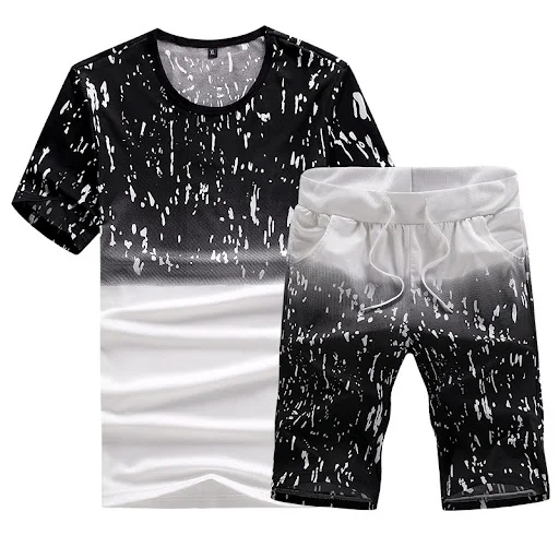 Title 7, Short Sleeved Suit Mens Summer Leisure Sports ...