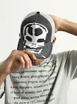 Cappellino da baseball a quattro occhi micro curvato con visiera rigida in rete per protezione solare e traspirabilità superiori — foto 7