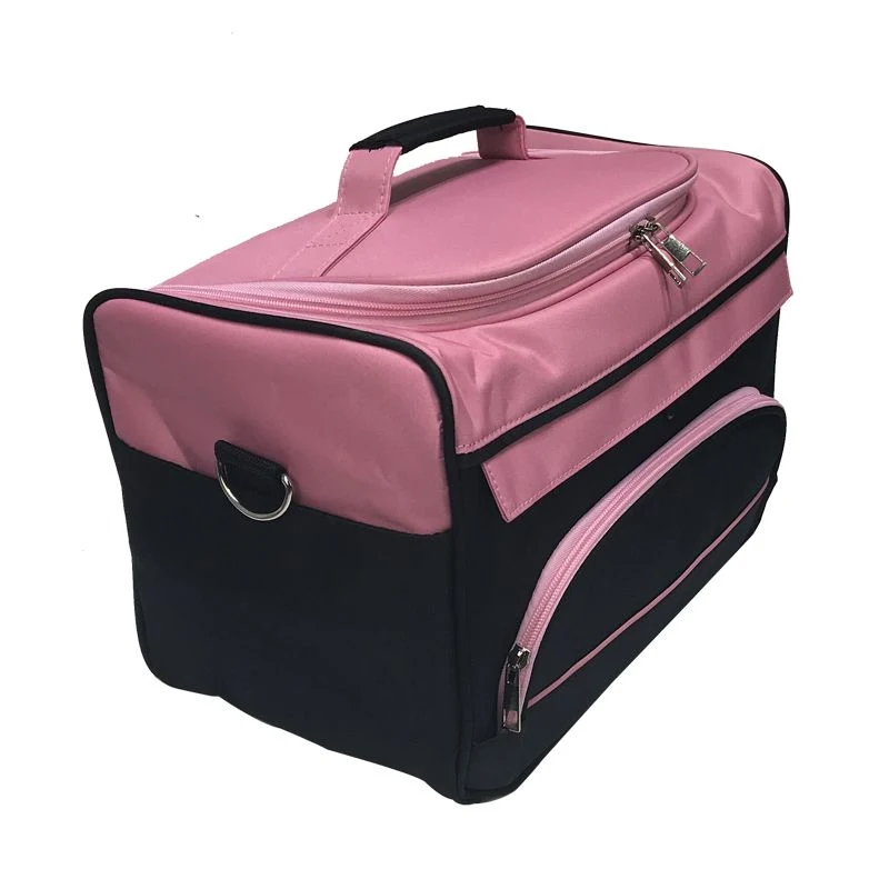 Estojo de maquiagem com ferramenta de tesoura e faixa. Ideal para organizar e transportar seus produtos de beleza com praticidade. — foto 1