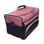 Estojo de maquiagem com ferramenta de tesoura e faixa. Ideal para organizar e transportar seus produtos de beleza com praticidade. — foto 1