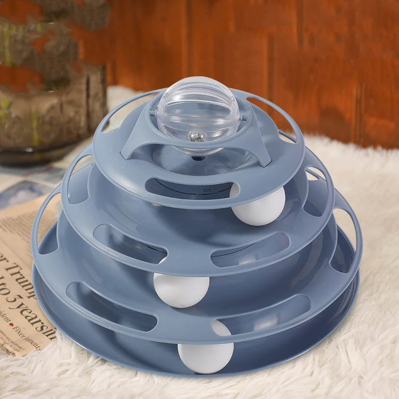 Title 3, Cat Toy Self Hey Cat Turntable Self-Rotating C...