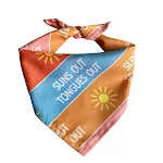 Single-layer printed dog and cat triangle towel. Soft, absorbent, and washable. Keeps your pet stylish and clean with ea — photo 8