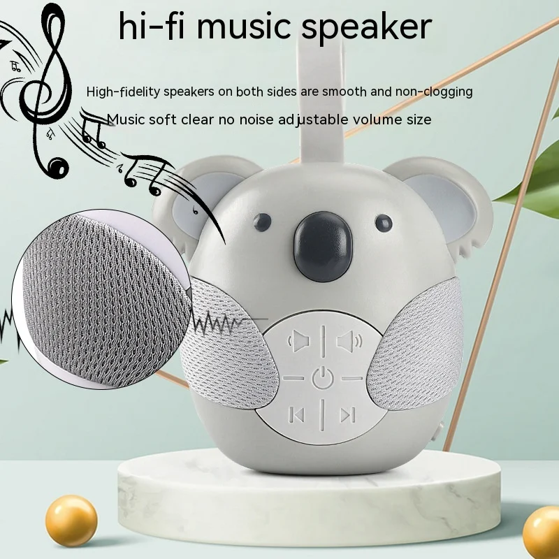Koala Musical para Bebês, Ajuda a Dormir com Ruído Branco, Brinquedo para Conforto Infantil, Auxilia no Sono e Relaxamento — foto 16