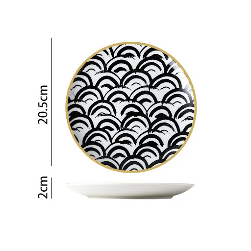 Title 1, Home Creative Ceramic Tableware Western Dinner ...
