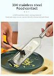 Ralador de queijo com pá de aço inoxidável 304. Rale, sirva e desfrute queijos com praticidade, durabilidade e elegância. — foto 13