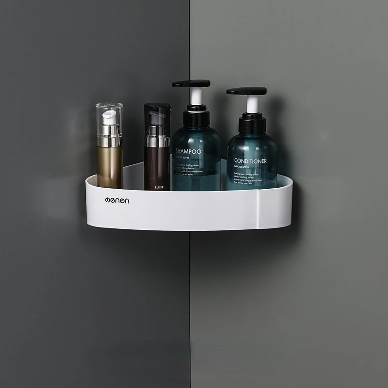 Estante de esquina para baño montada en la pared Maximiza el espacio con almacenamiento. Ideal para champú, jabón y accesorios. Organiza tu baño. — foto 4