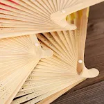 Leque de papel branco de 7 polegadas para pintura e colorir. Ideal para crianças, projetos DIY, artesanato, colorir e atividades manuais. — foto 24