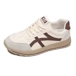 Women's Casual Sports Skate White Shoes Versatile and Comfortable for Everyday Wear and Skateboarding Stylish Design Per — photo 2