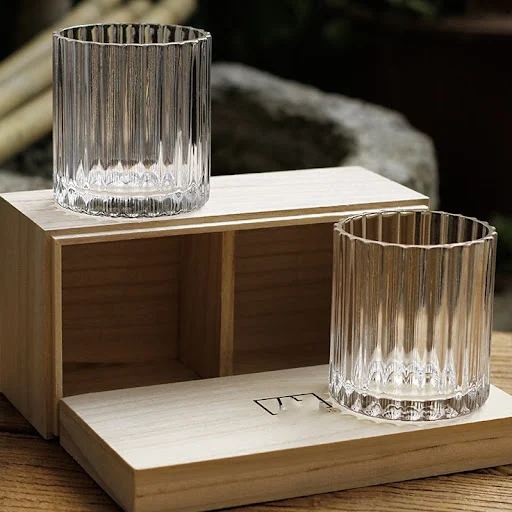 Title 8, Crystal Glass Water Cup Box Set Elevate your hy...