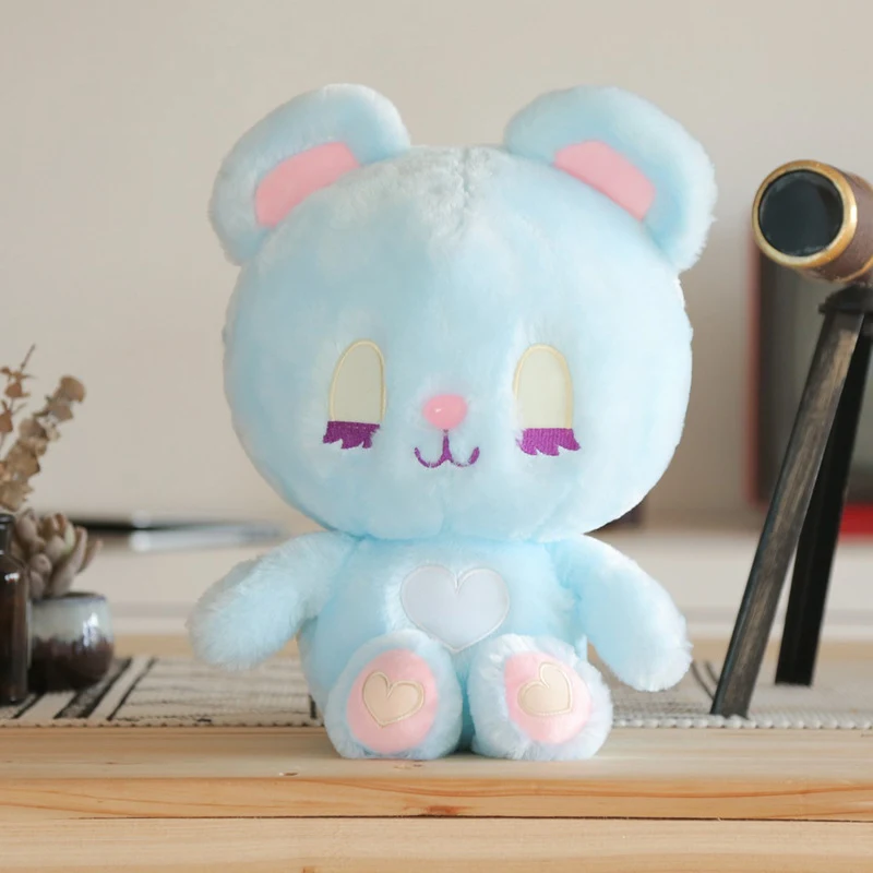 Title 6, Urso coelhinho de pelúcia com cores de doces, m...
