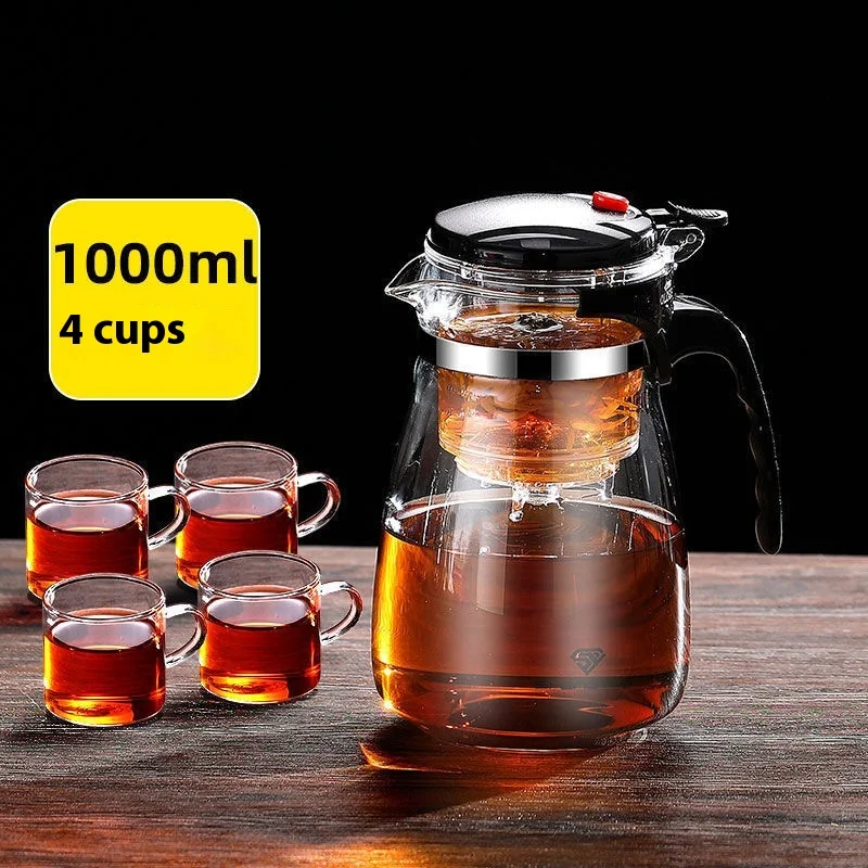 High Temperature Resistant Elegant Household One-click Filtering Tea Cup Enjoy perfectly brewed tea quickly and easily w — photo 8