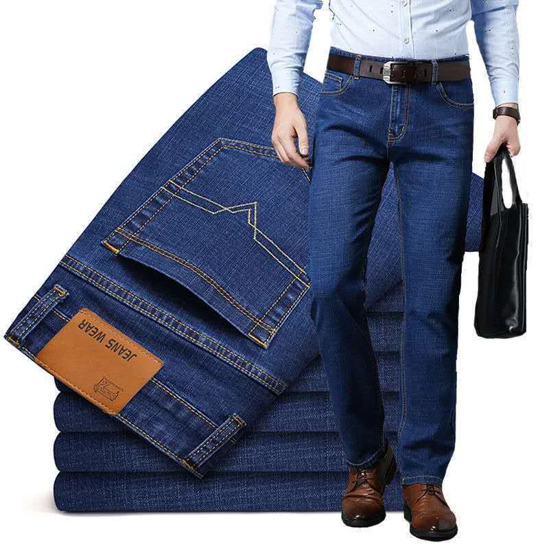 Title 7, Mens Summer Jeans Stretch Loose Ice Silk. Ligh...