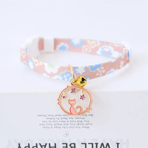 Pet Collars For Cat Dog With Pendants Adjustable Necklace With Bell Colorful For Cat Puppy Cat Collar Dropshipping Pet C — photo 5