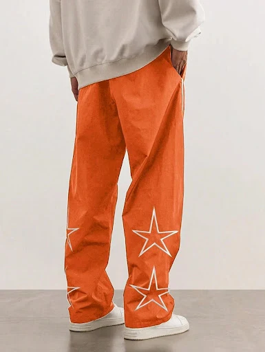 Title 9, Bestickte Retro-Freizeithose für Herren, High S...