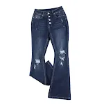 Women's Plus Size Ripped High-Waist "Mopping Pants" Trousers, comfortable and stylish, perfect for a casual yet fashiona — photo 5