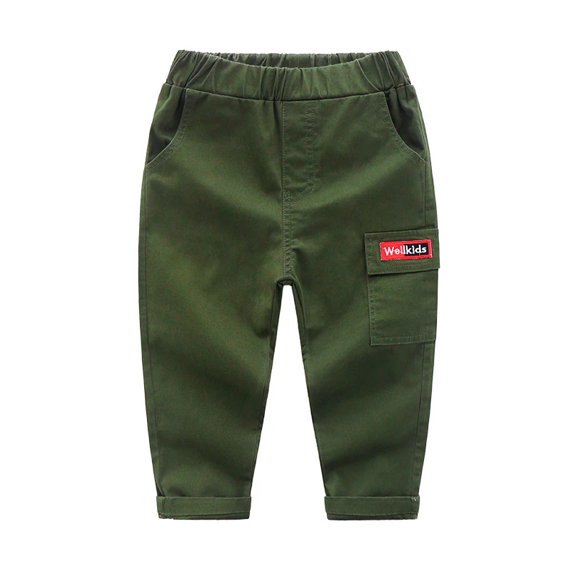 Children's cotton slim fit casual pants, comfortable and lightweight. Perfect for everyday wear and play, offering great — photo 6