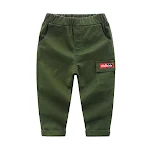 Children's cotton slim fit casual pants, comfortable and lightweight. Perfect for everyday wear and play, offering great — photo 6