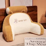 Almofada de cabeceira macia para cama, bolsa macia para cintura, perfeita para leitura e descanso, com suporte confortável. — foto 8