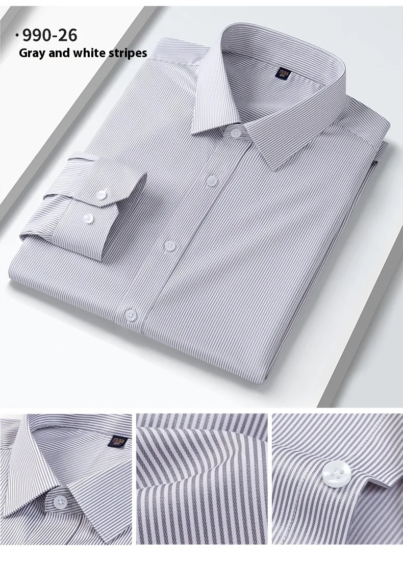 Camisa Cardigã Manga Longa Masculina Casual de Negócios, Combinação Perfeita para Todas as Ocasiões, Conforto e Estilo Garantidos — foto 3