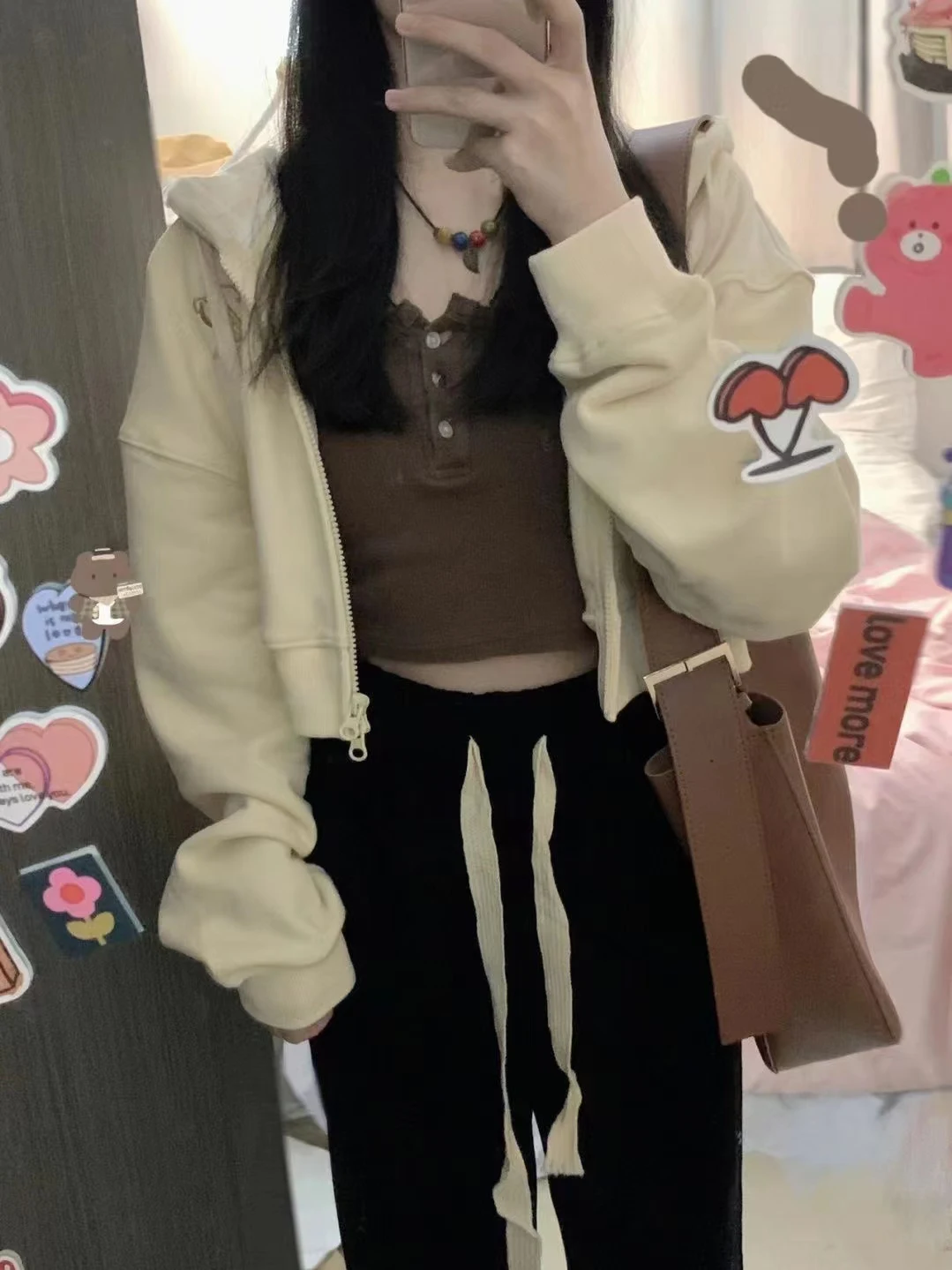 Title 5, Womens Short Hooded Jacket Loose Hundred Zippe...