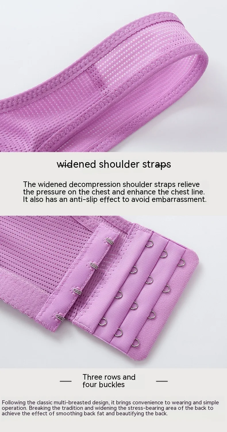 Large size thin wireless underwear push up non-magnetic bra, offering comfort, support and a natural enhanced shape. — photo 9