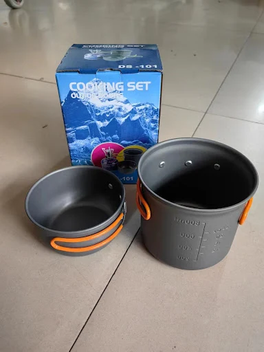 Title 14, Portable Outdoor Camping Cookware Set for Picni...