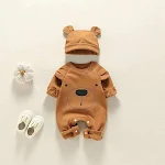 Macacão de tricô para bebê, novidade para primavera e outono. Conforto e estilo para seu pequeno, mantendo-o aquecido e charmoso. — foto 6