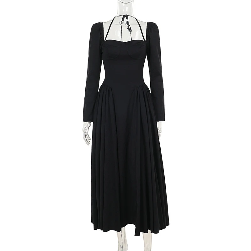 Title 20, Mode- en elegante slim fit jurk met wijde zoom ...