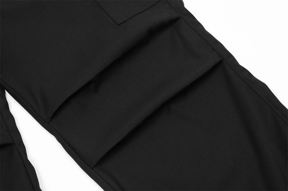 Title 13, Effen gekleurde casual werkbroek voor heren, mo...