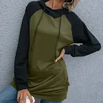 Pulôver com capuz feminino europeu e americano — foto 4