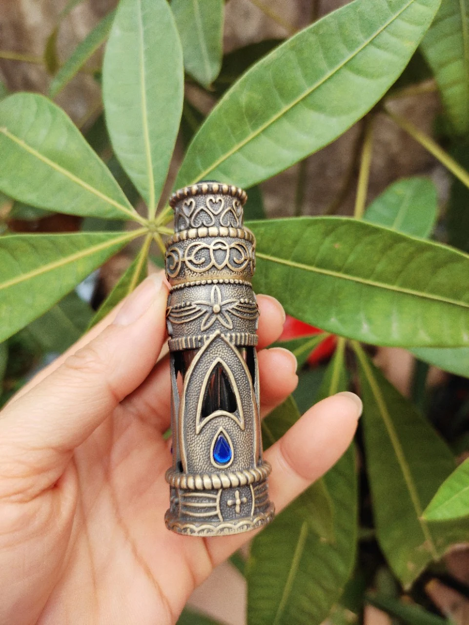 6ml Perfume Bottle Fire Extinguisher Design Alloy Material. Unique Personality Trend for Travel and Everyday Use. Carry — photo 7
