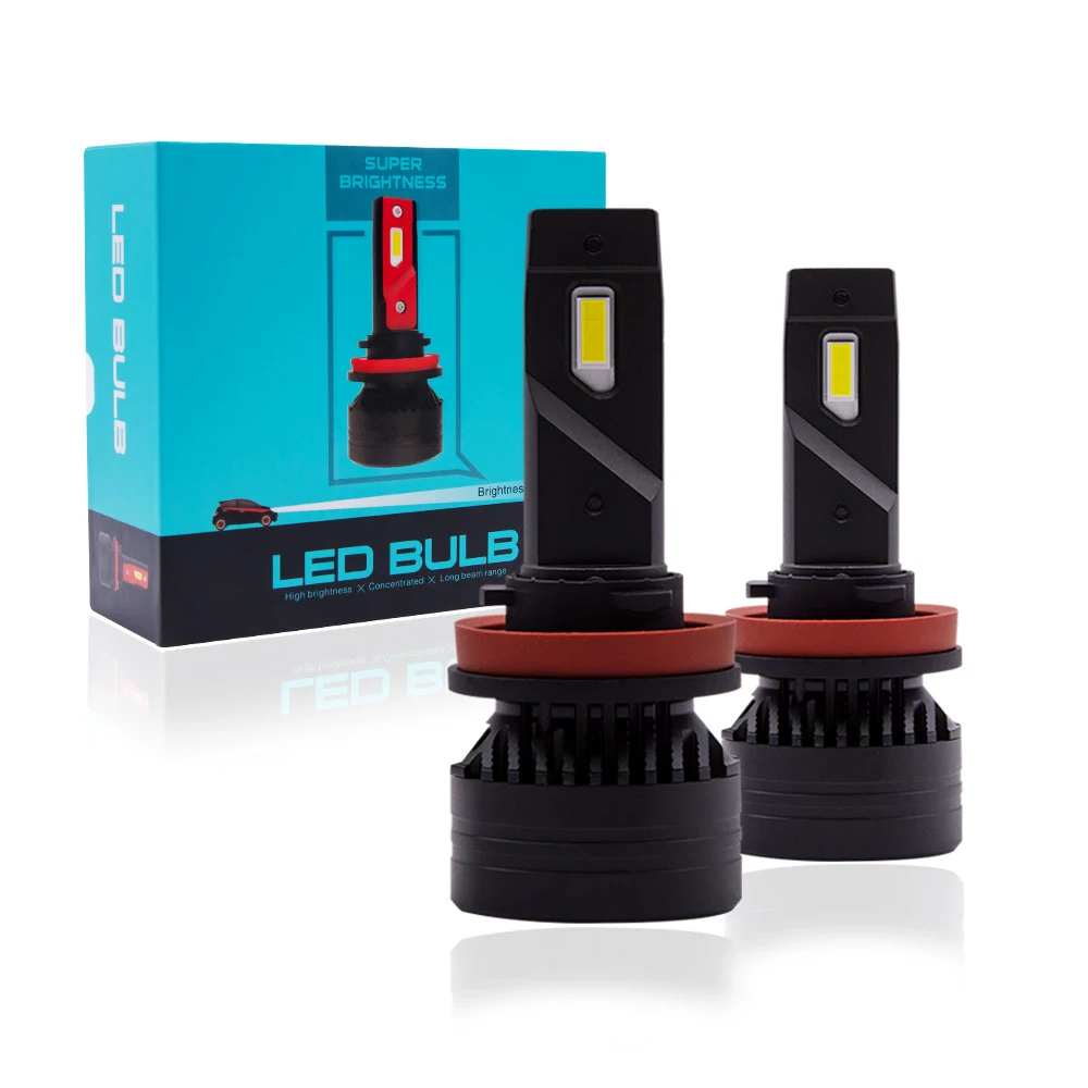 45W Car LED Headlights High and Low Beam Modified Front Fog Lights. Provides bright, improved illumination for safer dri — photo 1