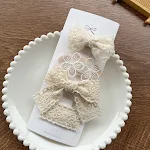 Stoff-Spitzen-Haarspangen 4er-Pack Baby-Blumen-Kopfschmuck, Weich und Bequem, Ideal für Neugeborene und Kleinkinder, Sanft zum Haar — foto 11