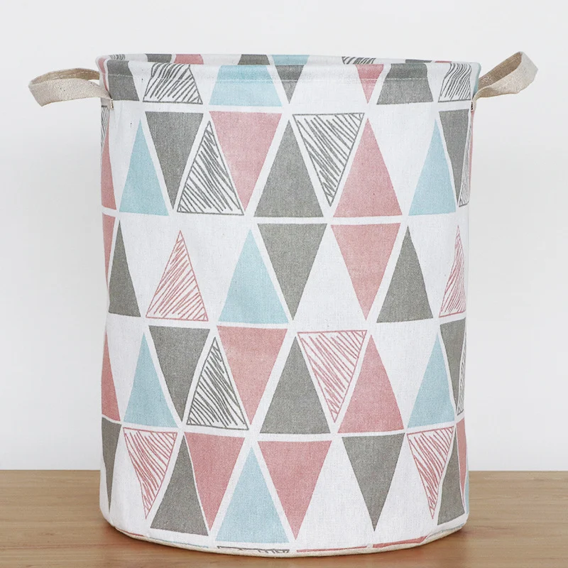 Household dirty clothes basket – Large capacity, foldable, with strong handles. Keep your laundry organized and make was — photo 2