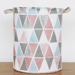 Household dirty clothes basket – Large capacity, foldable, with strong handles. Keep your laundry organized and make was — photo 2