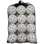 Bolas de pickleball de plástico Weifu 74mm 40 furos 26g, pacote com 12, com rede e bolso, perfeitas para jogos consistentes e maior durabilidade. — foto 17