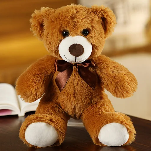 Title 5, Orsetto di Peluche Sette Colori con Fiocco, per...