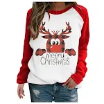 Ladies Pullover Round Neck Long Sleeve Loose Sweatshirt — photo 10