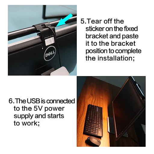 Title 4, Touch Display Magnetic Screen Hanging Light Per...