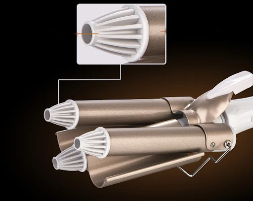 Title 5, Ceramic Glaze Large Egg Roll Stick Curling Iron...