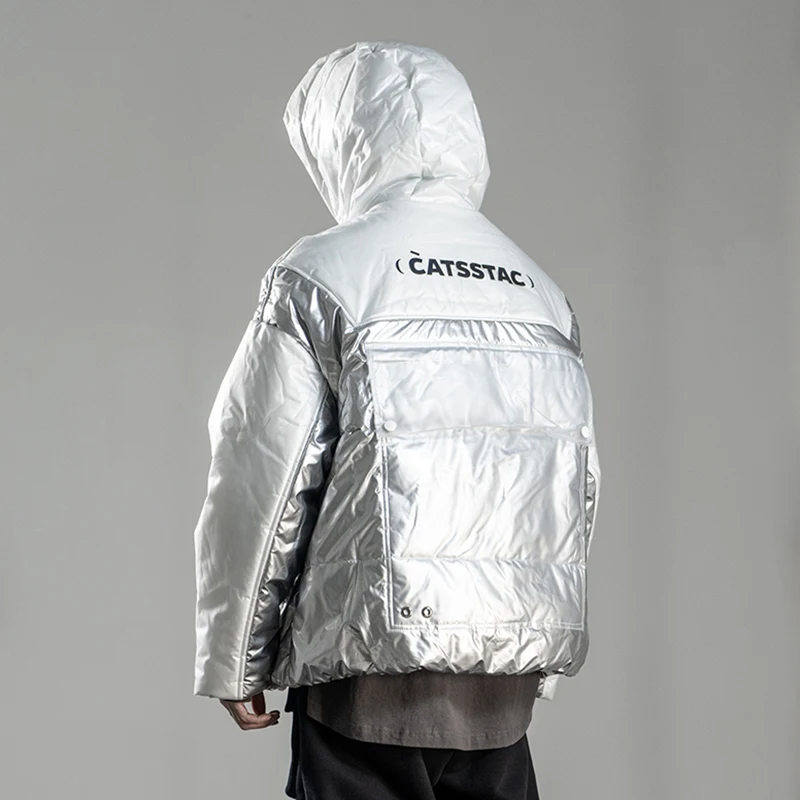 Title 3, Mens Patched and Thickened Cotton Padded Jacke...
