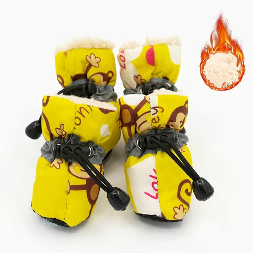 Title 4, Dog Shoes and Socks Four Seasons Breathable Sof...