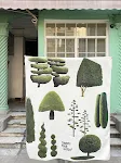 "A Lot Of Lovely Tree" serisi orijinal duvar halıları ile evinizi doğal ve rahatlatıcı bir atmosfere dönüştürün. Kolayca asılır, şık tasarım. — Fotoğraf 2