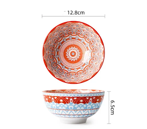 Title 1, Ceramic Tableware Household Soup Porridge Bowl,...